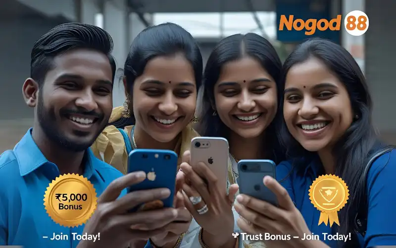 Nogod 88 app interface with bonus