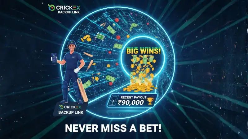User celebrating a big ৳90,000 win thanks to crickex backup link.